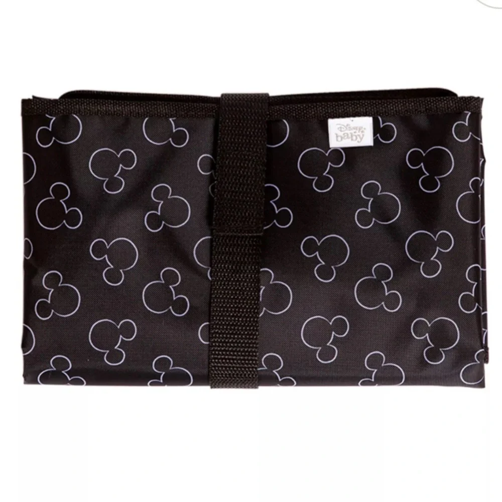 Disney Black Diaper Cover with Mickey Mouse Design. One Size.